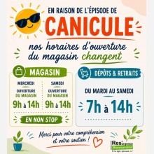 Canicule : le magasin et les d�p�ts adaptent leurs horaires